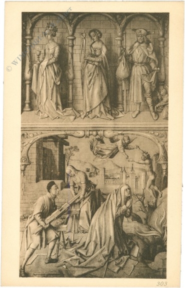 holbein, hans d.Ält.: rechter flügel eines altarschreines