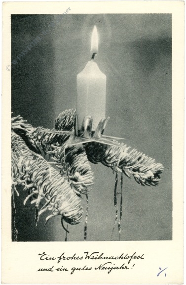 weihnachten, kerze auf zweig