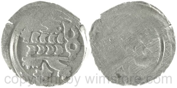 böhmen, 1458 1471, georg podiebrad, einseitiger pfennig, kuttenberg, 0,47g, silber, ss
