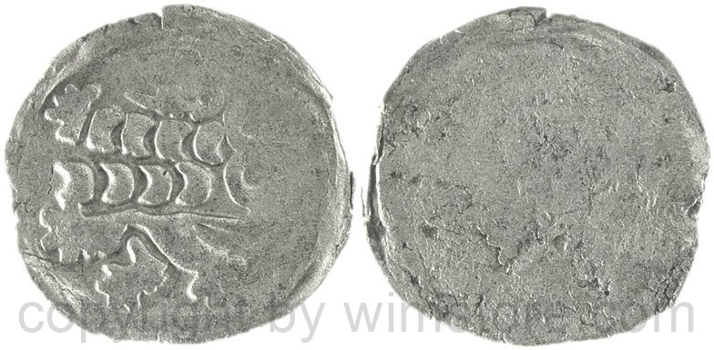 böhmen, 1458 1471, georg podiebrad, einseitiger pfennig, kuttenberg, 0,47g, silber, s ss