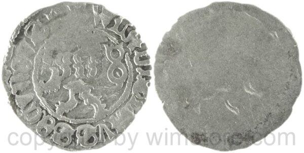 böhmen, 1471 1516, wladislaus ii, einseitiger weisspfennig, kuttenberg, 0,42g, silber, s ss