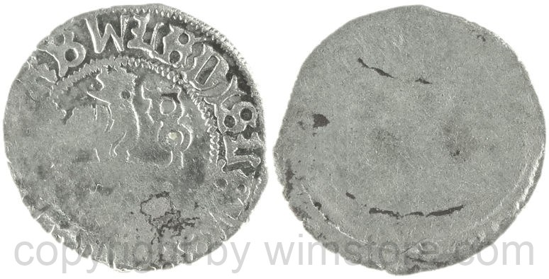 böhmen, 1471 1516, wladislaus ii, einseitiger weisspfennig, kuttenberg, 0,38g, silber, s ss, prägeschwäche