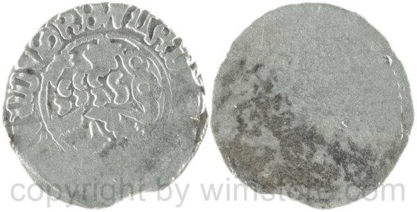 böhmen, 1471 1516, wladislaus ii, einseitiger weisspfennig, 0,48g, kuttenberg, silber, s ss, prägeschwäche