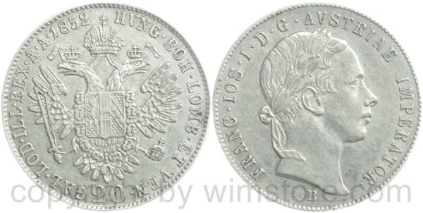 franz josef i., 10 kreuzer 1872, silber, ss (kopie)