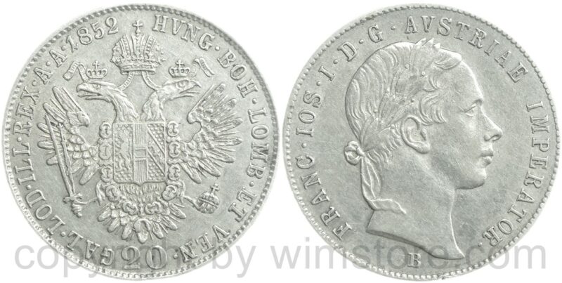 franz josef i., 10 kreuzer 1872, silber, ss (kopie)