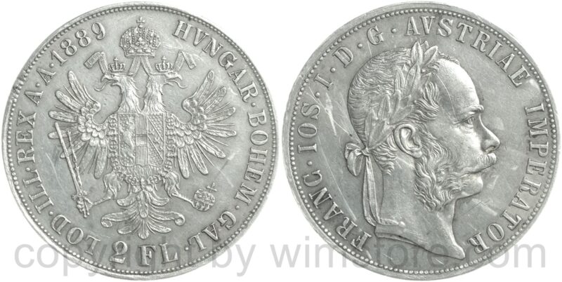 franz josef i., 1 gulden 1892, silber, ss vz (kopie)
