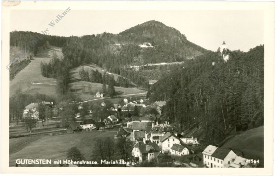 gutenstein, mit höhenstrasse, mariahilfberg gutenstein, mit höhenstrasse, mariahilfberg