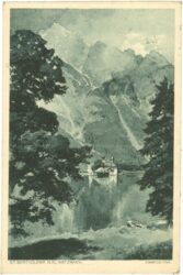 königsee, st. bartholomä m. kl. watzmann