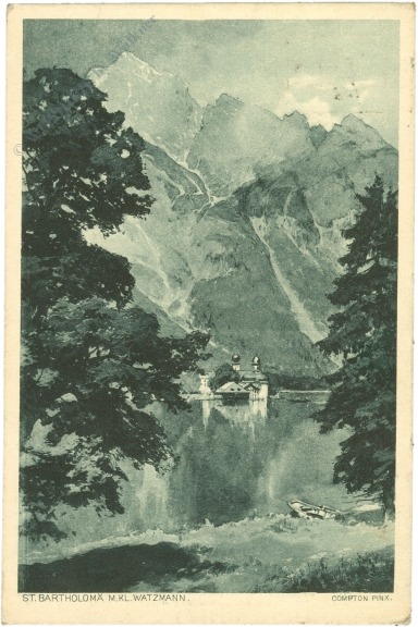 königsee, st. bartholomä m. kl. watzmann königsee, st. bartholomä m. kl. watzmann