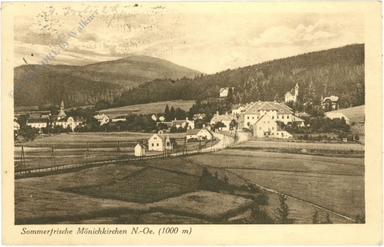 mönichkirchen, ortsansicht