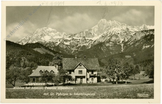 mühlau, pension alpenheim mit gr. pyhrgas und scheiblingstein mühlau, pension alpenheim mit gr. pyhrgas und scheiblingstein