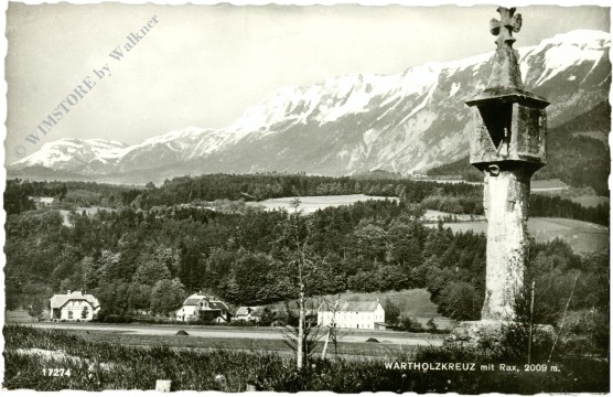 reichenau an der rax, wartholzkreuz mit rax
