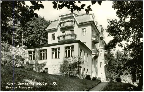 semmering, pension fürstenhof