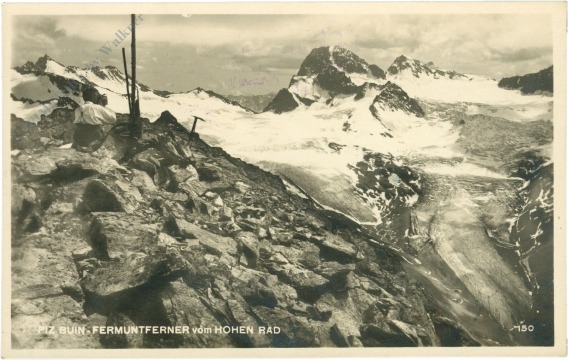 partenen, piz buin, fermuntferner vom hohen rad
