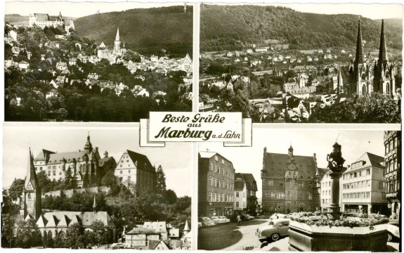 marburg an der lahn, multiansicht