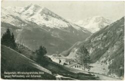 bad gastein, windischgrätzhöhe, blick gegen rathausberg und schareck