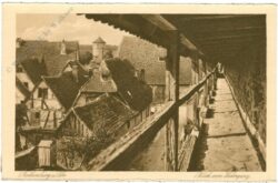 rothenburg o. tauber, blick vom wehrgang