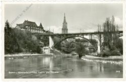 bern, kirchenfeldbrücke, casino und münster
