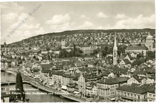 zürich, mit eidgen. techn. hochschule und universität