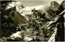 innergschlöss, blick vom weg innergschlöss auf den großvenediger