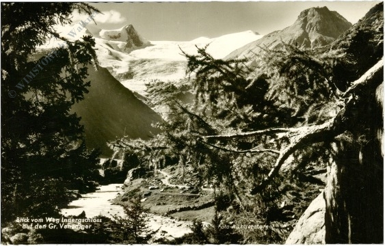 innergschlöss, blick vom weg innergschlöss auf den großvenediger innergschlöss, blick vom weg innergschlöss auf den großvenediger