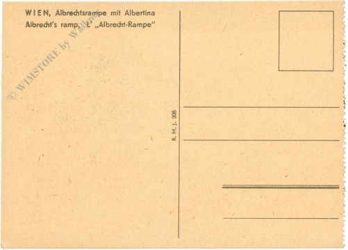 wien 1, albrechtsrampe mit albertina