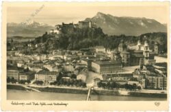 salzburg, mit hoher göll und untersberg