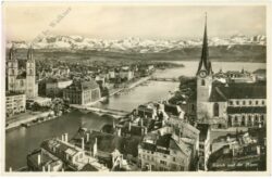 zürich, und die alpen