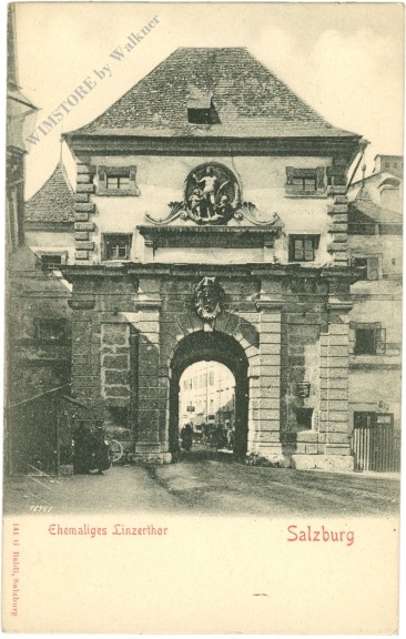 salzburg, ehemaliges linzerthor salzburg, ehemaliges linzerthor