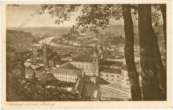 salzburg, von der festung salzburg, von der festung