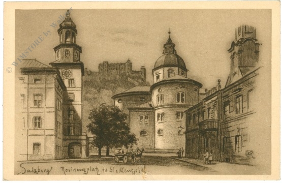 salzburg, residenzplatz salzburg, residenzplatz