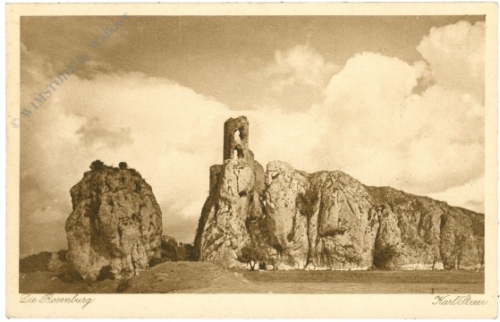 polauer berge, südmähren, die rosenburg