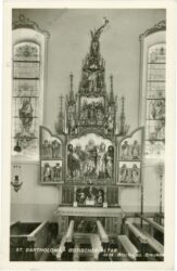 königsee, st. bartholomä, gotischer altar