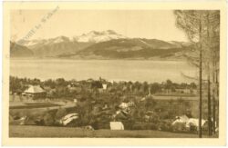 weyregg am attersee, mit dem schafberg