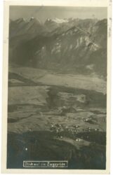 igls, patscherkofelseilbahn, blick auf die zugspitze