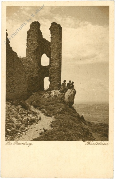 polauer berge, die rosenburg