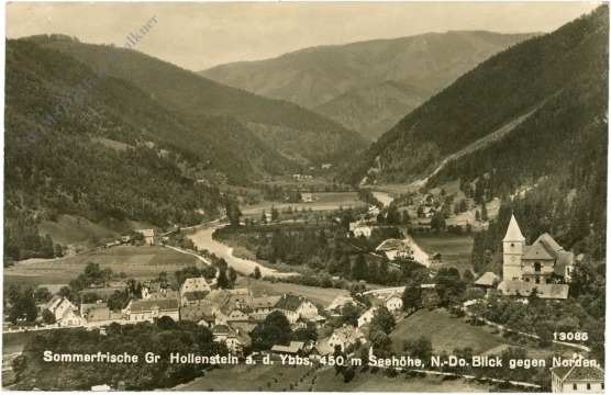 grosshollenstein an der ybbs, blick gegen norden grosshollenstein an der ybbs, blick gegen norden
