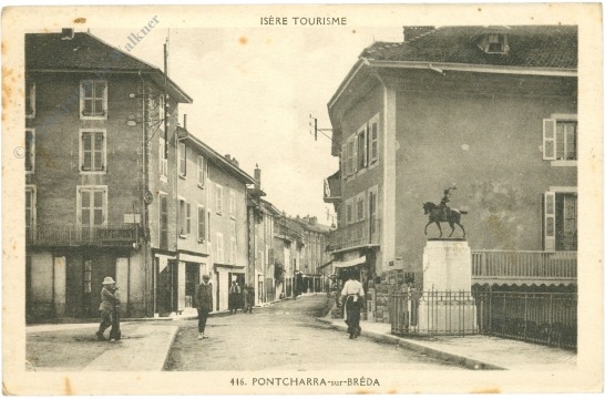 pontcharra sur breda, ortsansicht pontcharra sur breda, ortsansicht