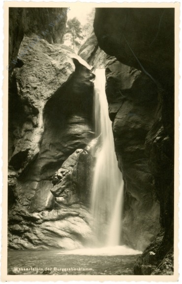 unterburgau, wasserfall in der burggrabenklamm