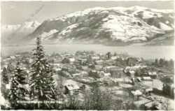 zell am see, ortsansicht im winter