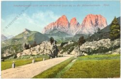 pordoijoch, langkofelgruppe vom pordoijoch an der dolomitenstrasse