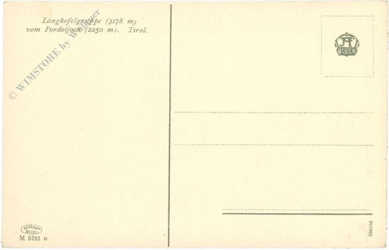 pordoijoch, langkofelgruppe vom pordoijoch