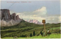 dolomiten, am sellajoch