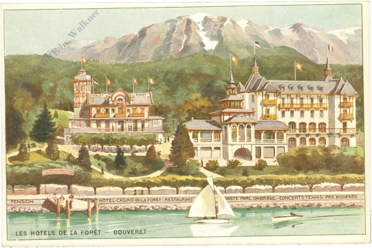 le bouveret, les hotels de la foret