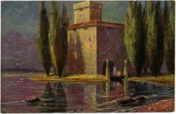 unbekannt: burg am wasser