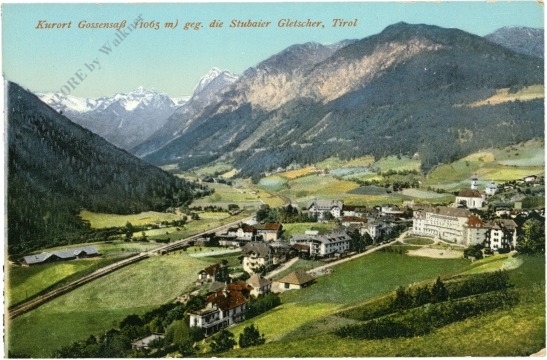 gossensaß gegen die stubaier gletscher