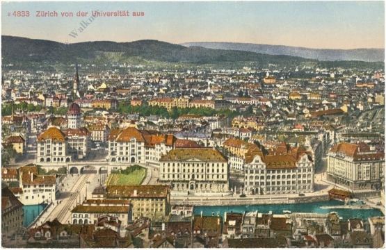 zürich, von der universität aus