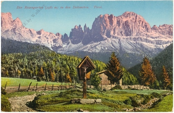 dolomiti, der rosengarten