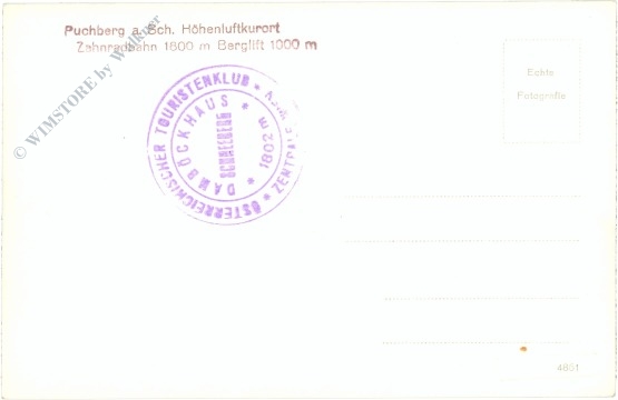 puchberg am schneeberg, zahnradbahn