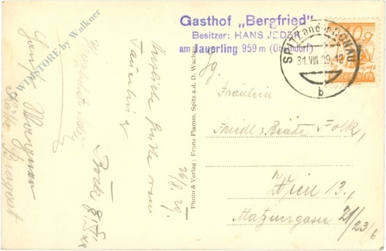 maria laach (oberndorf) am jauerling, gasthof bergfried